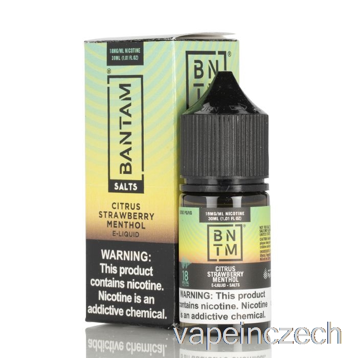 Citrusové Jahodové Mentolové Soli - Bantamový Vape - 30 Ml 18mg Vape Pero
